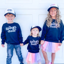 Load image into Gallery viewer, Spooky Babe Halloween Sweatshirt - Black