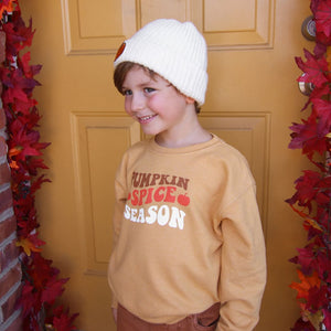 Pumpkin Spice Season Kids Crewneck