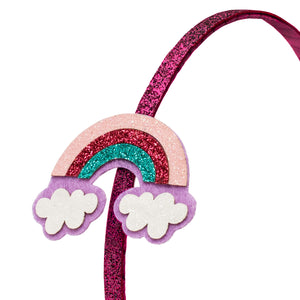 Rainbow Glitter Headband