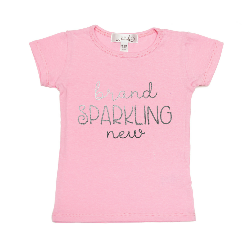 Brand Sparkling New Short Sleeve T-Shirt - Pink