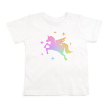 Load image into Gallery viewer, Magical Unicorn Short Sleeve T-Shirt - White