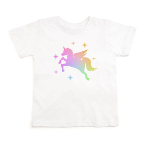 Magical Unicorn Short Sleeve T-Shirt - White