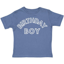 Load image into Gallery viewer, Birthday Boy Short Sleeve T-Shirt - Indigo