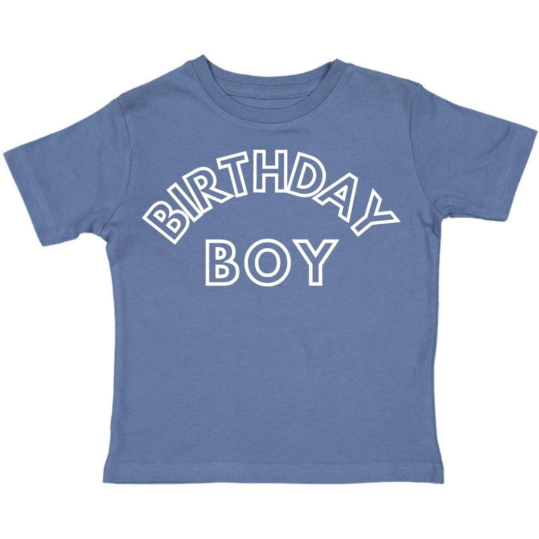 Birthday Boy Short Sleeve T-Shirt - Indigo