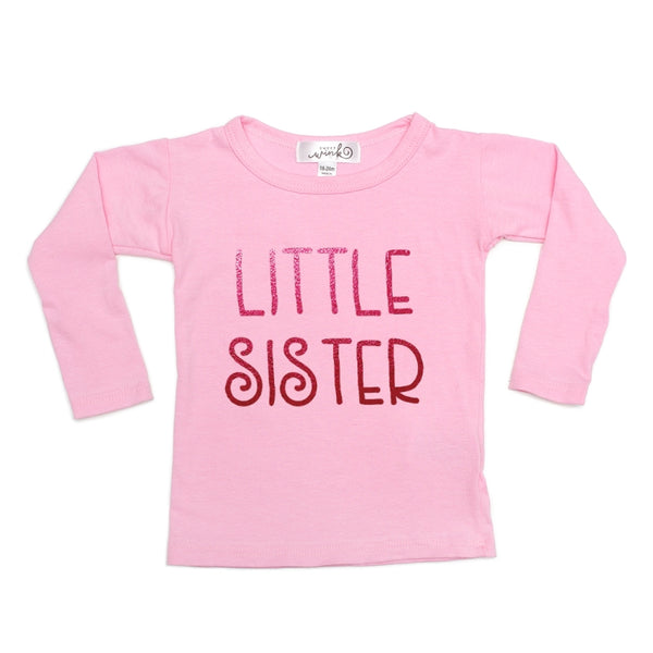 Little Sister Long Sleeve Shirt - Pink