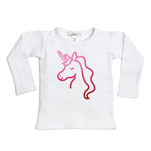 Load image into Gallery viewer, Unicorn Long Sleeve Shirt - White