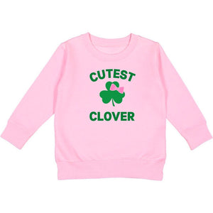 Cutest Clover St. Patrick's Day Sweatshirt - Pink