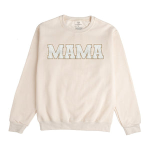 Mama Patch Adult Sweatshirt - Natural