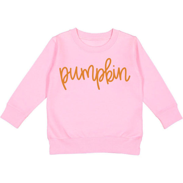 Pumpkin Sweatshirt - Pink