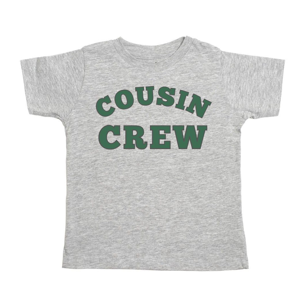 Cousin Crew Green Short Sleeve T-Shirt - Gray