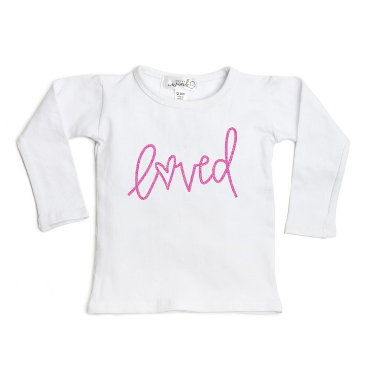 Loved Long Sleeve Shirt - White