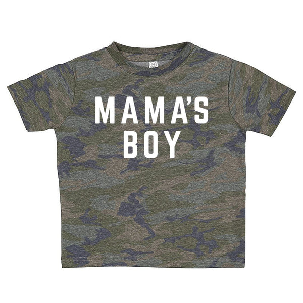 Mama's Boy Short Sleeve T-Shirt - Camo